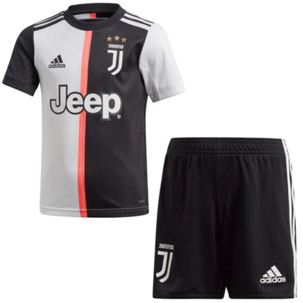 Camiseta Juventus Primera equipo Niño 2019-20 Blanco Negro